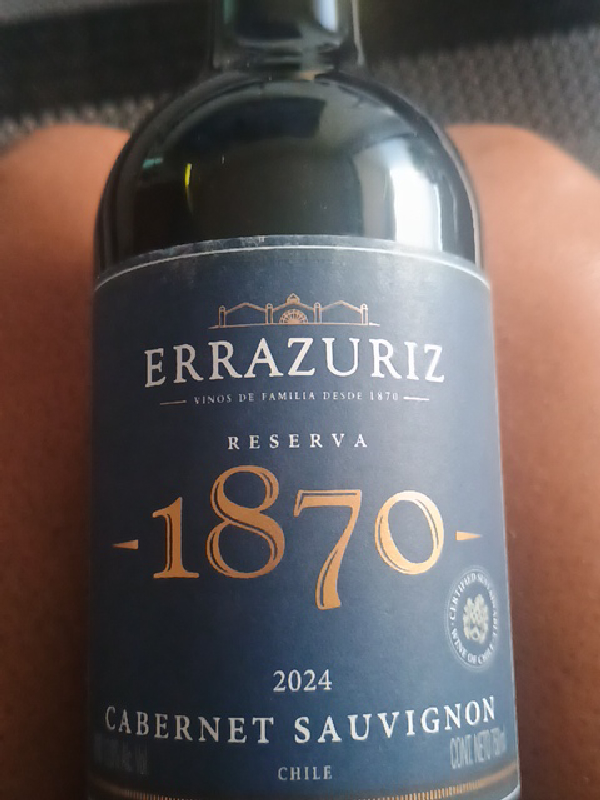 Errazuriz 1870 Reserva Cabernet Sauvignon - Image 1