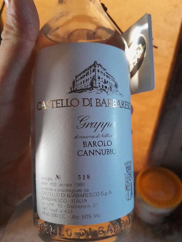 Grappa di vinaccia di Nebbiolo da Barolo Cannubio - Image 1