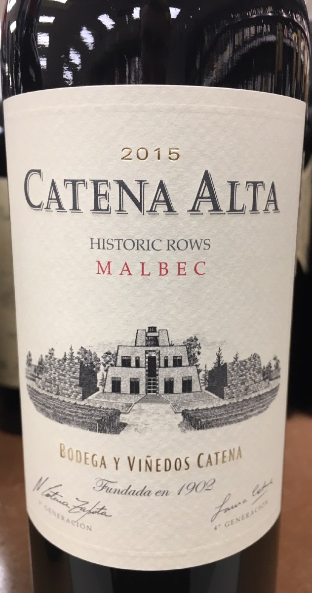 Catena Alta Historic Rows Malbec - Image 1