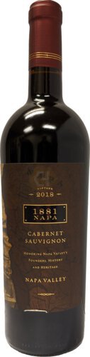 1881 Napa Cabernet Sauvignon - Image 1