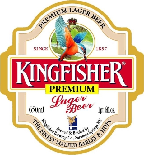 Kingfisher Premium Lager Beer - Image 1