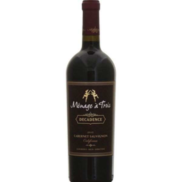 Menage a Trois Decadence Cabernet Sauvignon - Image 1