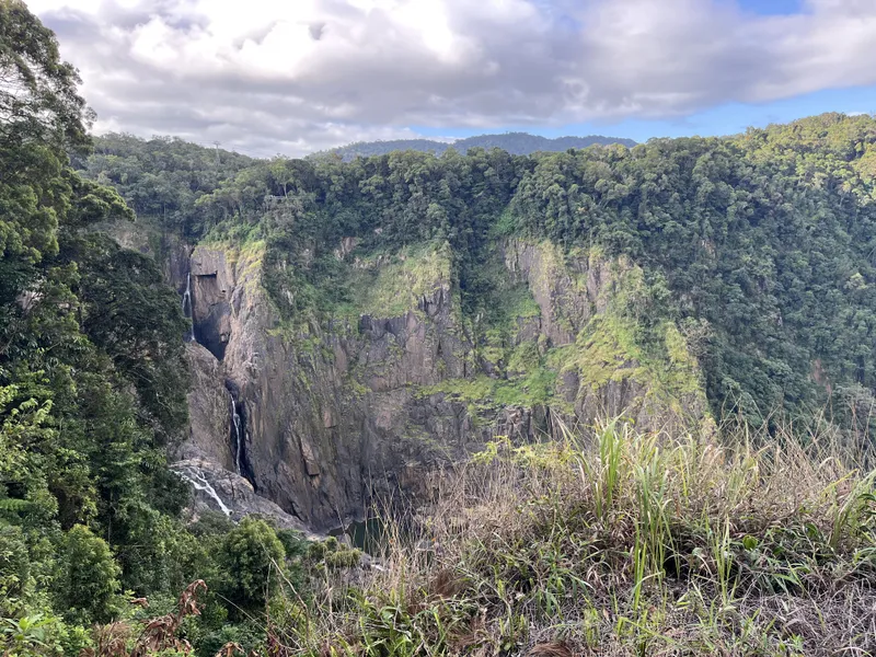 Barron Falls from the station stop, across the gorge