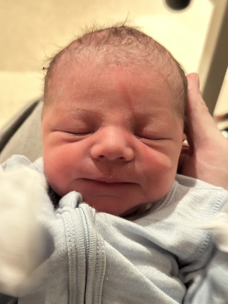 Newborn Ethan sleeping