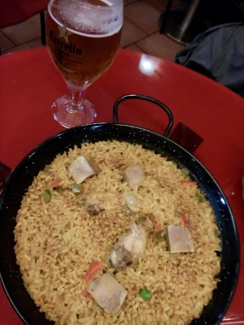 Paella and beer... Yes please, photo 1 of 3