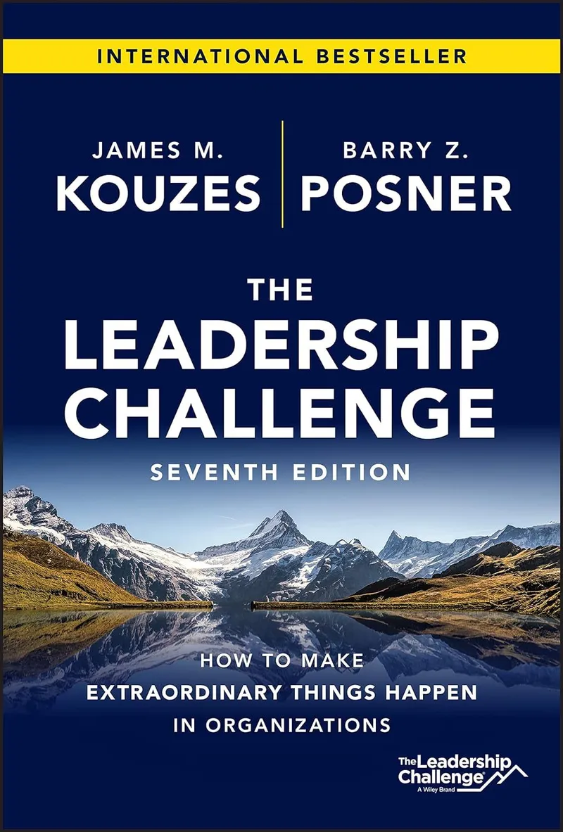 Cover of The Leadership Challenge by James Kouzes and Barry Posner, seventh edition