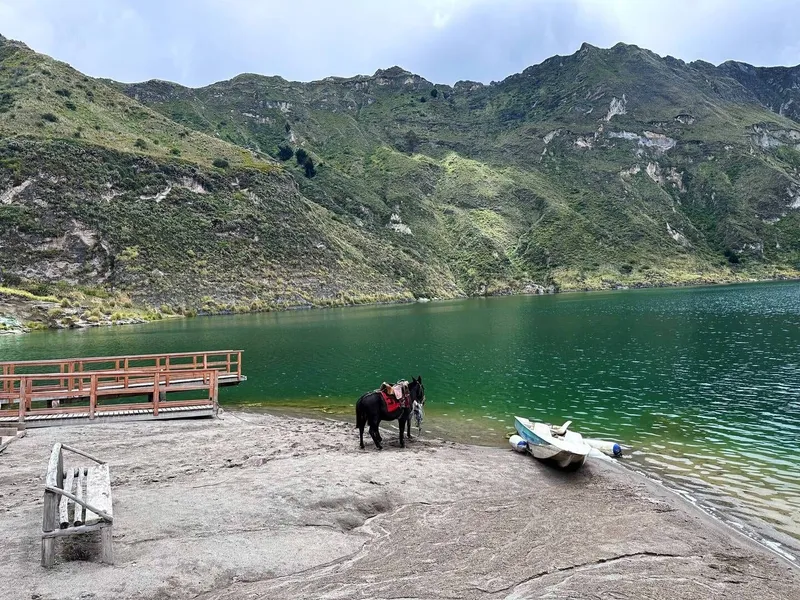 Quilotoa volcano climb, photo 8 of 9