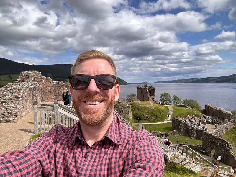 Urquhart Castle and the Loch Ness, photo 1 of 9