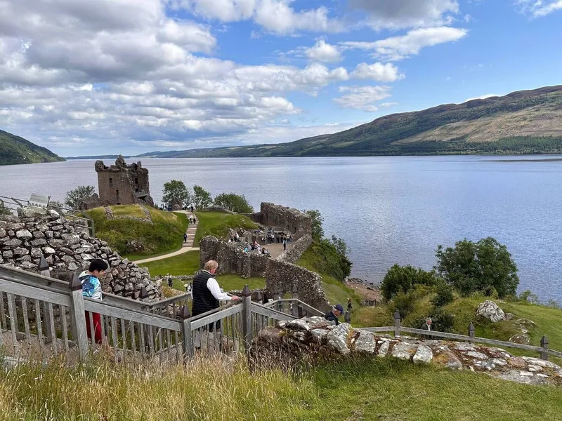 Urquhart Castle and the Loch Ness, photo 3 of 9