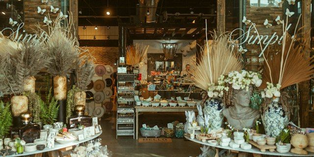 Small retail shop interior in Dallas, Texas