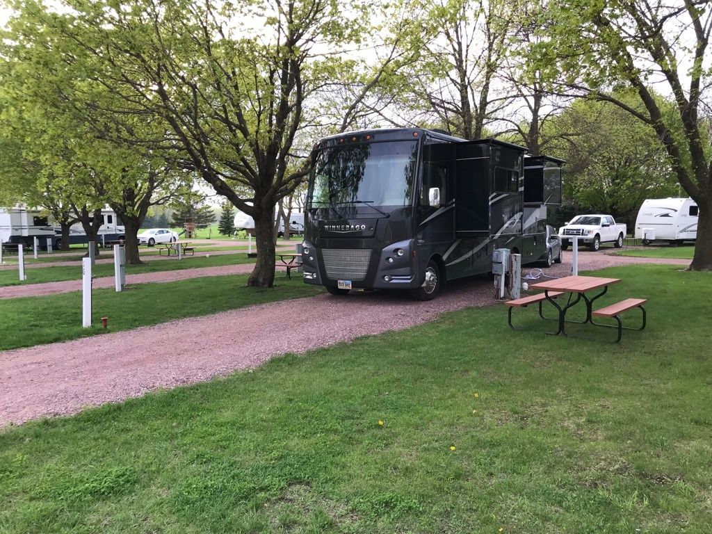 Motorhome representing recreational vehicle insurance