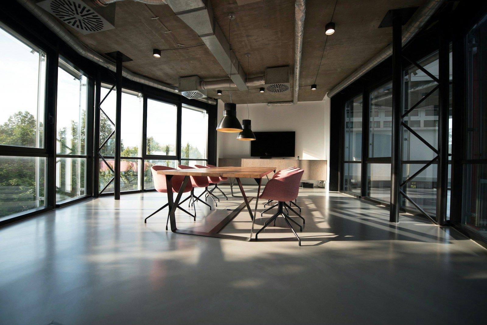 Commercial office representing business insurance