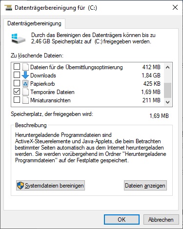 Windowsfehler80004005_Cleanmgr.jpg