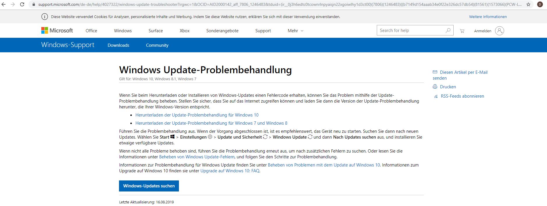 Windows 10 Update Reparieren Und Problem Beheben Wiresoft