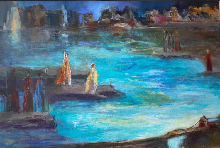Art For Charity In Support of Ukraine Children At The Carrousel du Louvre October 2024 