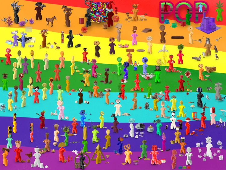 Rainbow Heads