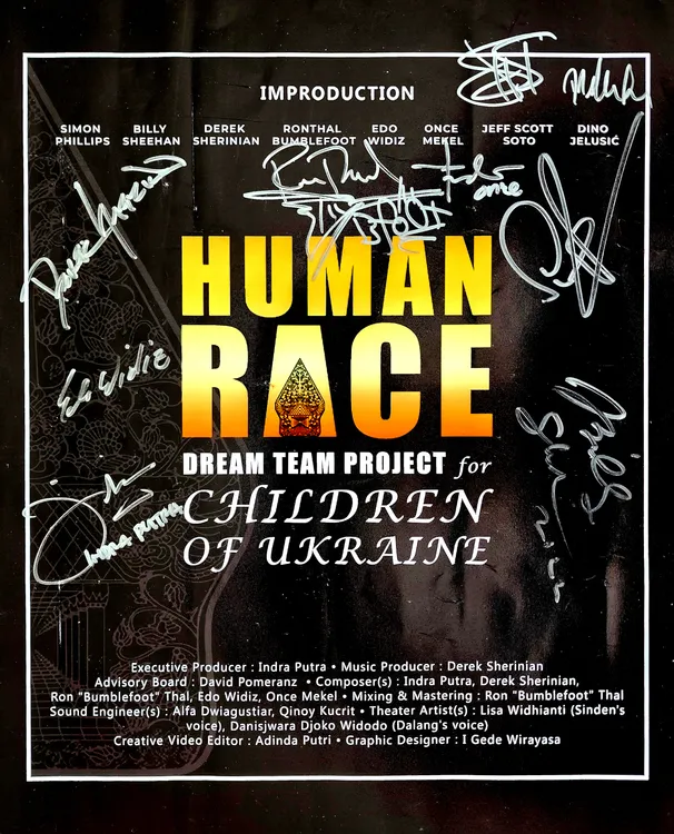 The Human Race Autographs – IMProduction Children of Ukraine