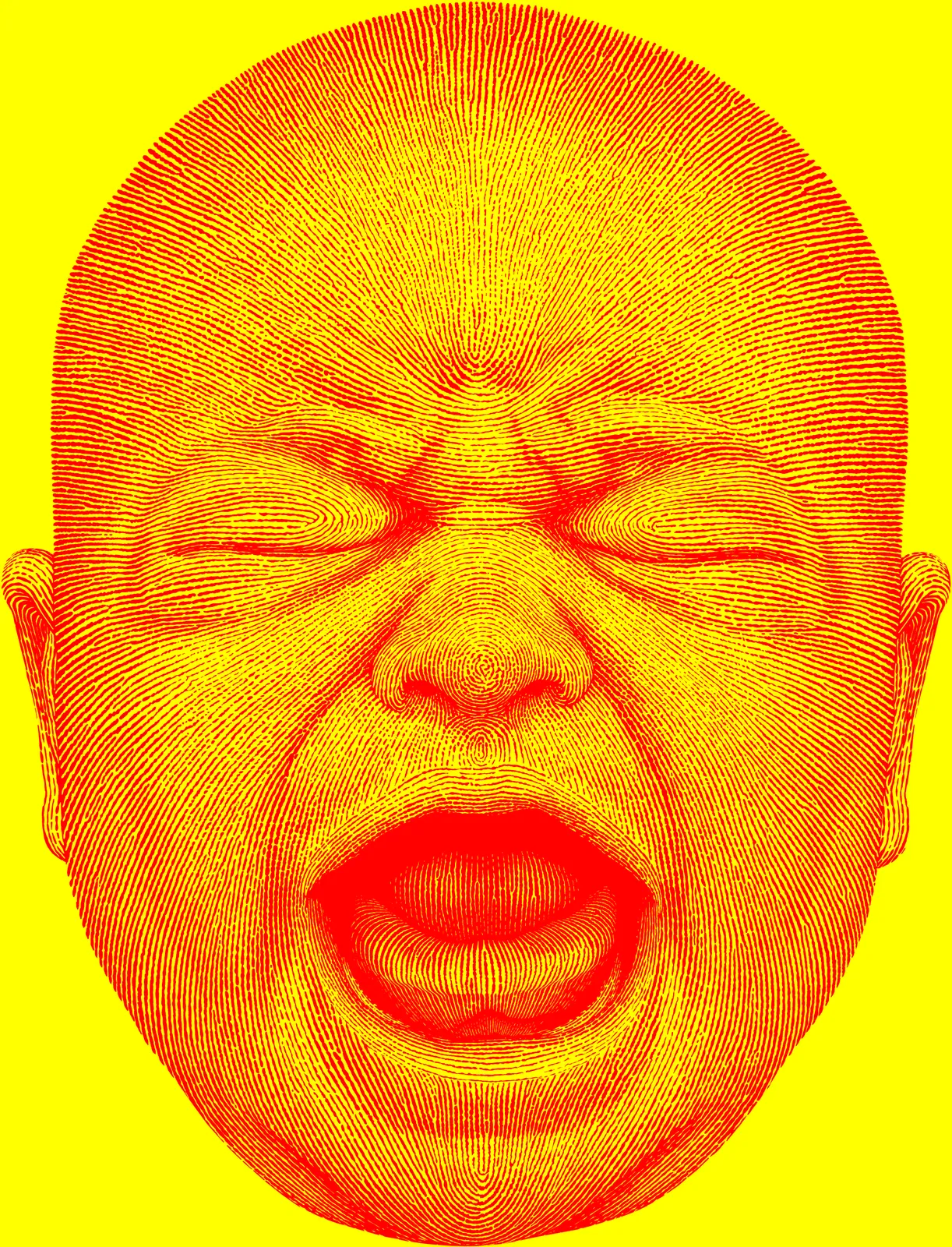Newborn Red on Yellow