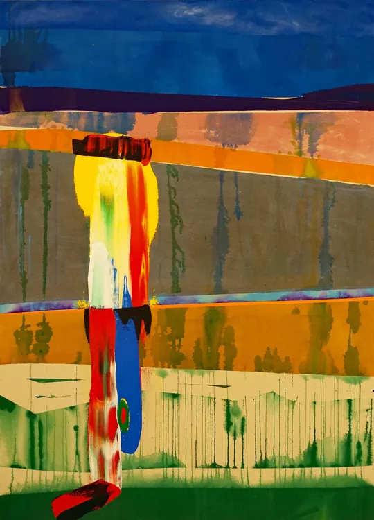 David Fludd : Figure in Landscape