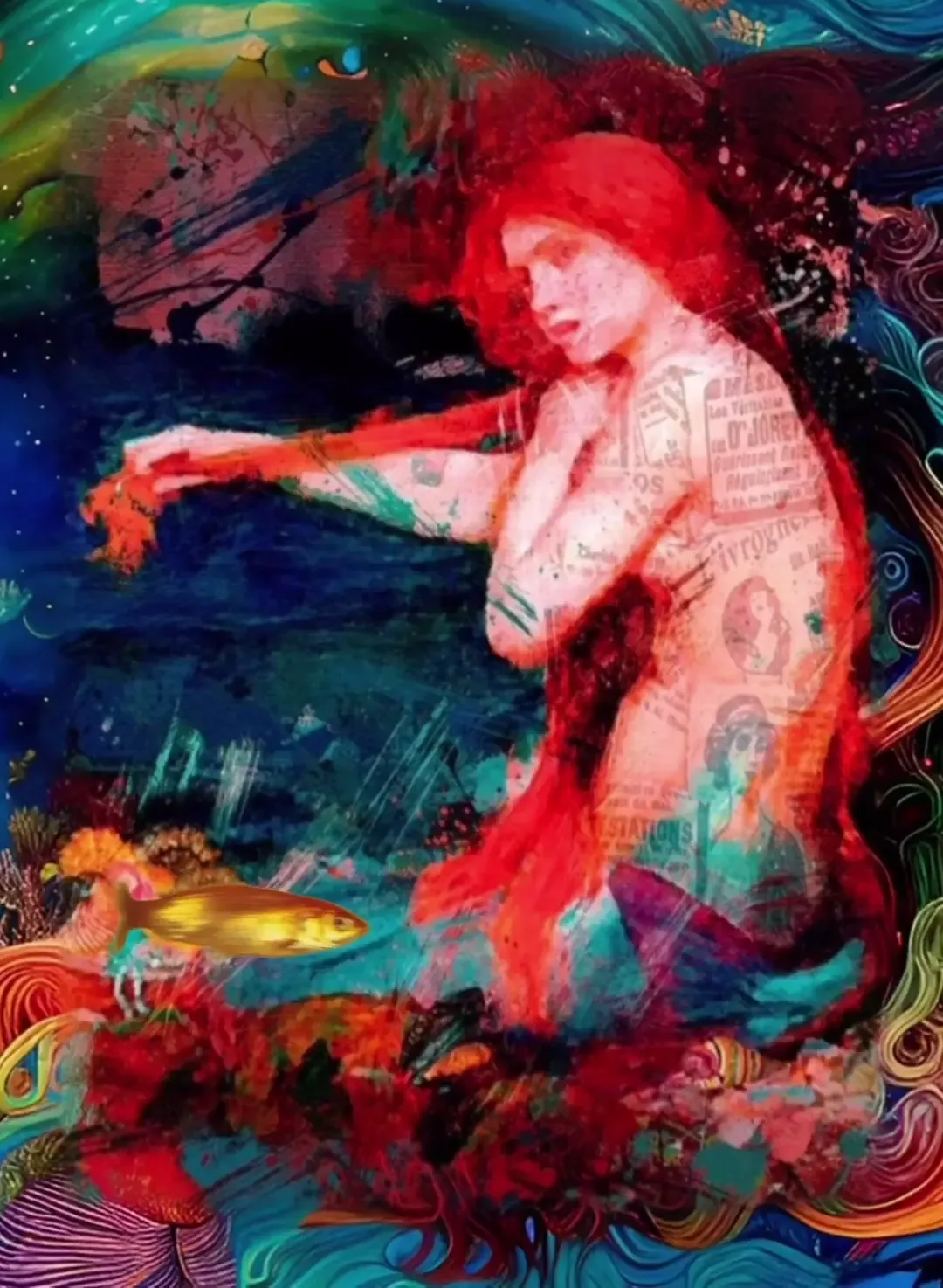 Marine temptation and the mermaid ( Phygital )