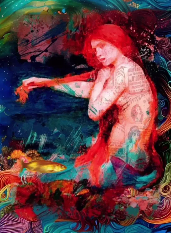 Marine temptation and the mermaid ( Phygital )