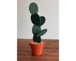 O.N. der Zetter - Onderzetters Voor Glazen - Cactus - 7 stuks - Met Houder - Rond - Groen - Kurk - Waterafstotend - Uniek - Housewarming - Decoratie - Milieuvriendelijk - Coasters - Afscheid - Verjaardag - Kado - Man Vrouw - Cadeau Geschenk - 20 euro