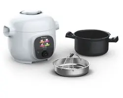 MOULINEX Cookeo Mini multicuiseur intelligent haute pression, 3 l, 150 recettes intégrées, intuitif, application spéciale CE880410