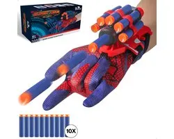 Boncy® Dart Shooter - Speelgoed voor Jongens & Meisjes - Spelletjes voor Kinderen - Superhelden Kostuum Kind Buitenspeelgoed - Spiderman Nerf Alternatief Kinderspeelgoed 3 4 5 6 8 10 + Jaar - Superheld Buitenspel Kinder Peuter Buiten Spellen Cadeau