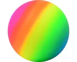Johntoy Regenboogbal Outdoor Fun Rubber 20 Cm