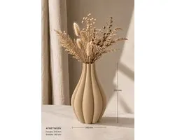 Design Vaas 25 cm – Organische Japandi Vaas – Scandinavische Minimalistische Woondecoratie