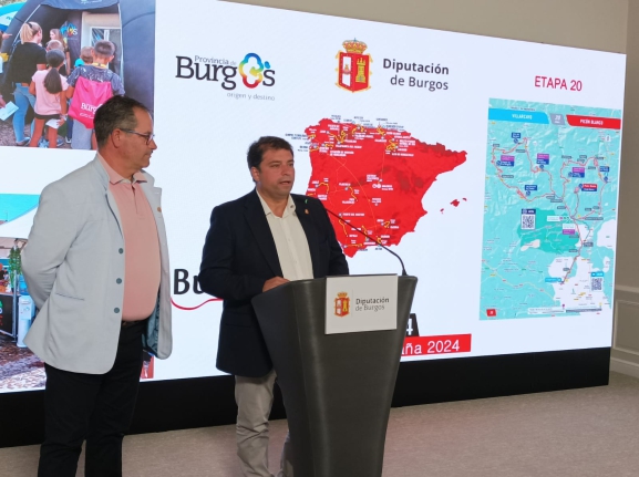 La gastronomía y el patrimonio burgalés estarán presentes en la Vuelta a España