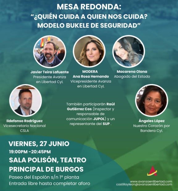 Avanza en Libertad llega a Burgos el 27 de junio