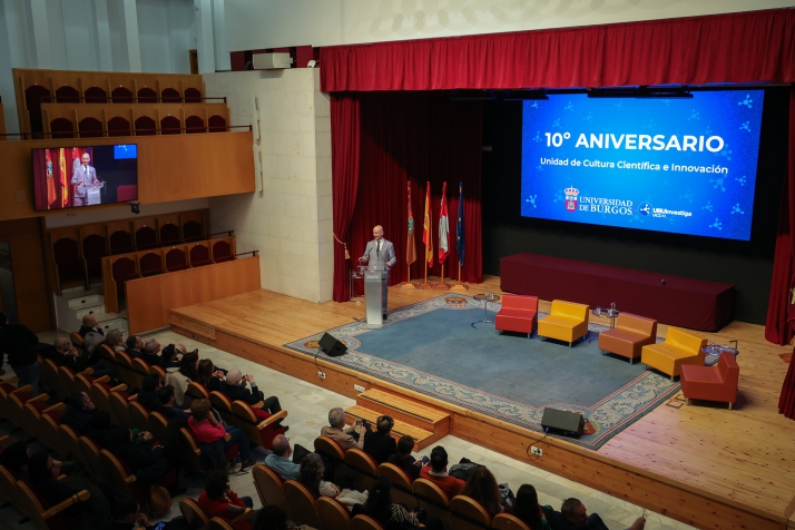 La Unidad de Cultura Científica e Innovación de la UBU celebra su décimo aniversario
