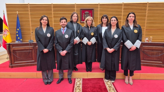 Tres jueces juran sus cargos y toman posesión ante la Sala de Gobierno del TSJCyL en Burgos