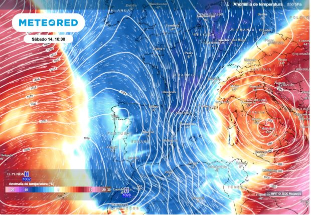 Cambio drástico de temperaturas: el frío ártico invadirá la España peninsular el sábado 14