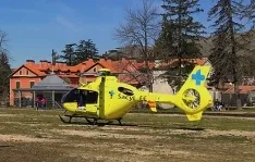 Trasladan en helicóptero a una mujer tras sufrir una caída en el monte Amaya de Burgos