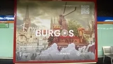 La Semana Santa de Burgos se promociona en el Metro de Madrid