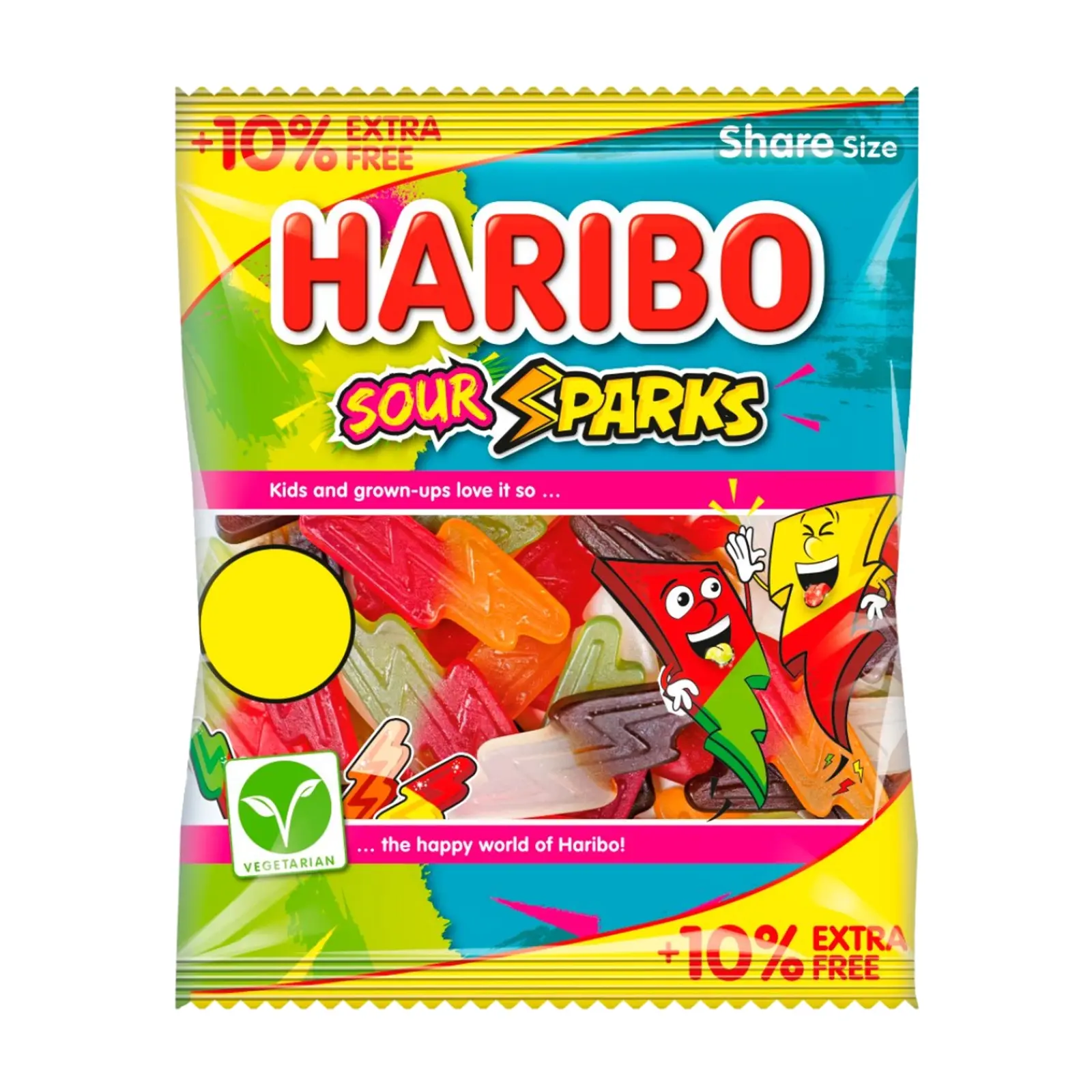 Haribo Sour Sparks 154g
