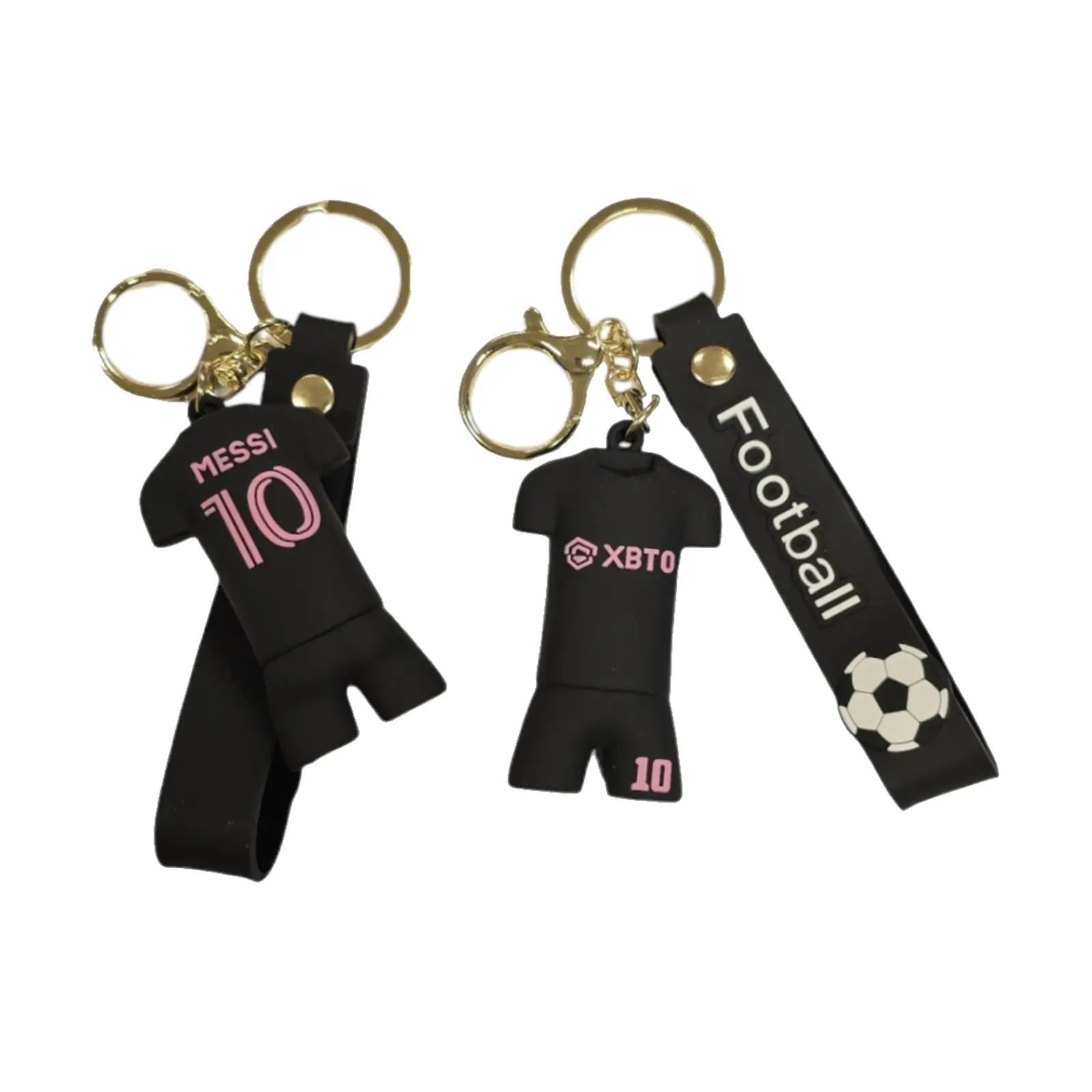 Nøkkelring Messi Sort Drakt
