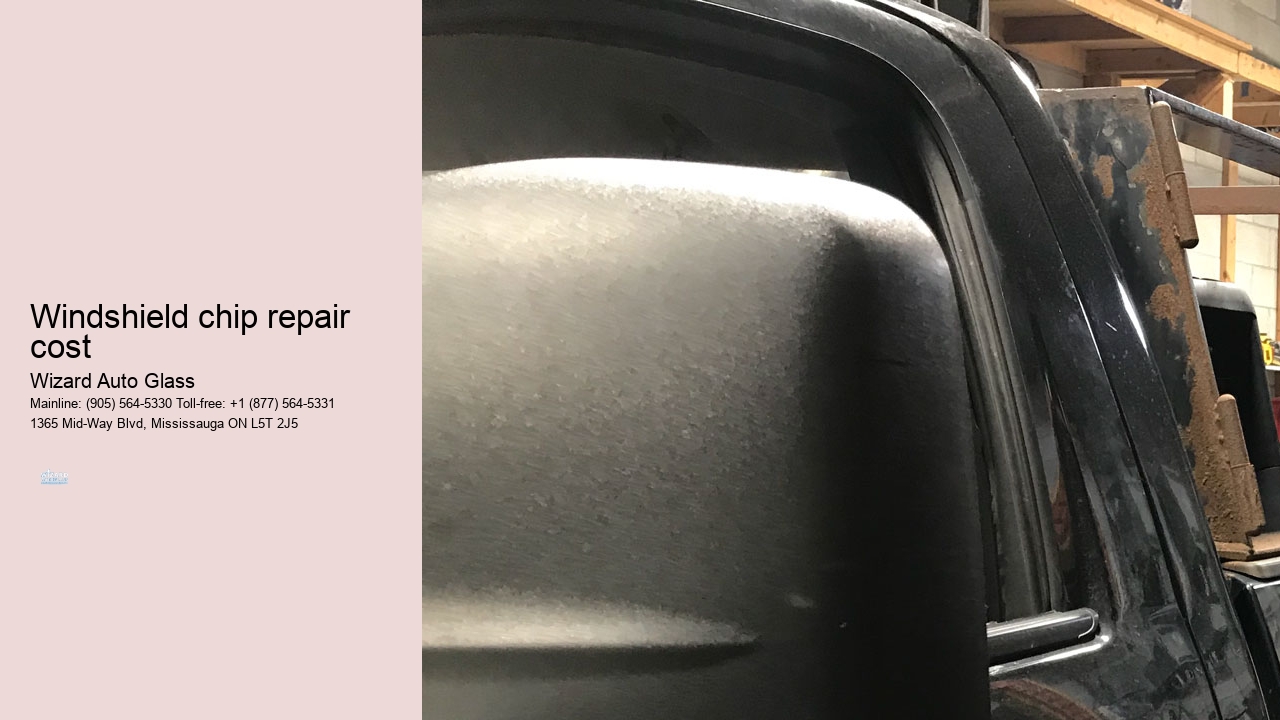 Windshield chip repair cost