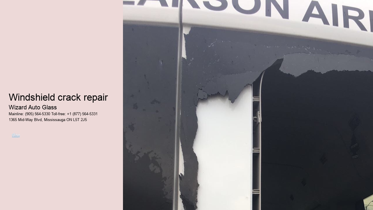 Windshield crack repair