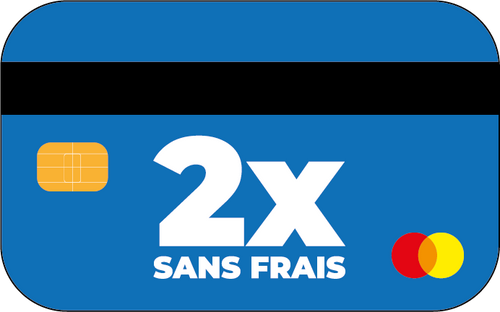 logo Payement possible en 2X sans frais