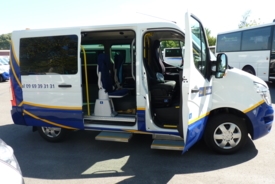 Adapted car rental: Nissan NV 400