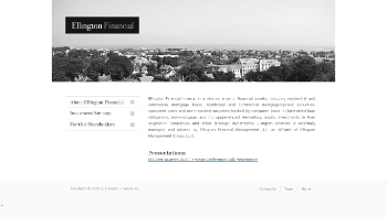 Ellington Financial Inc. Website Screenshot