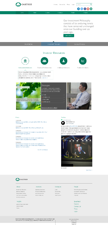 Oaktree Strategic Income Corporation Website Screenshot