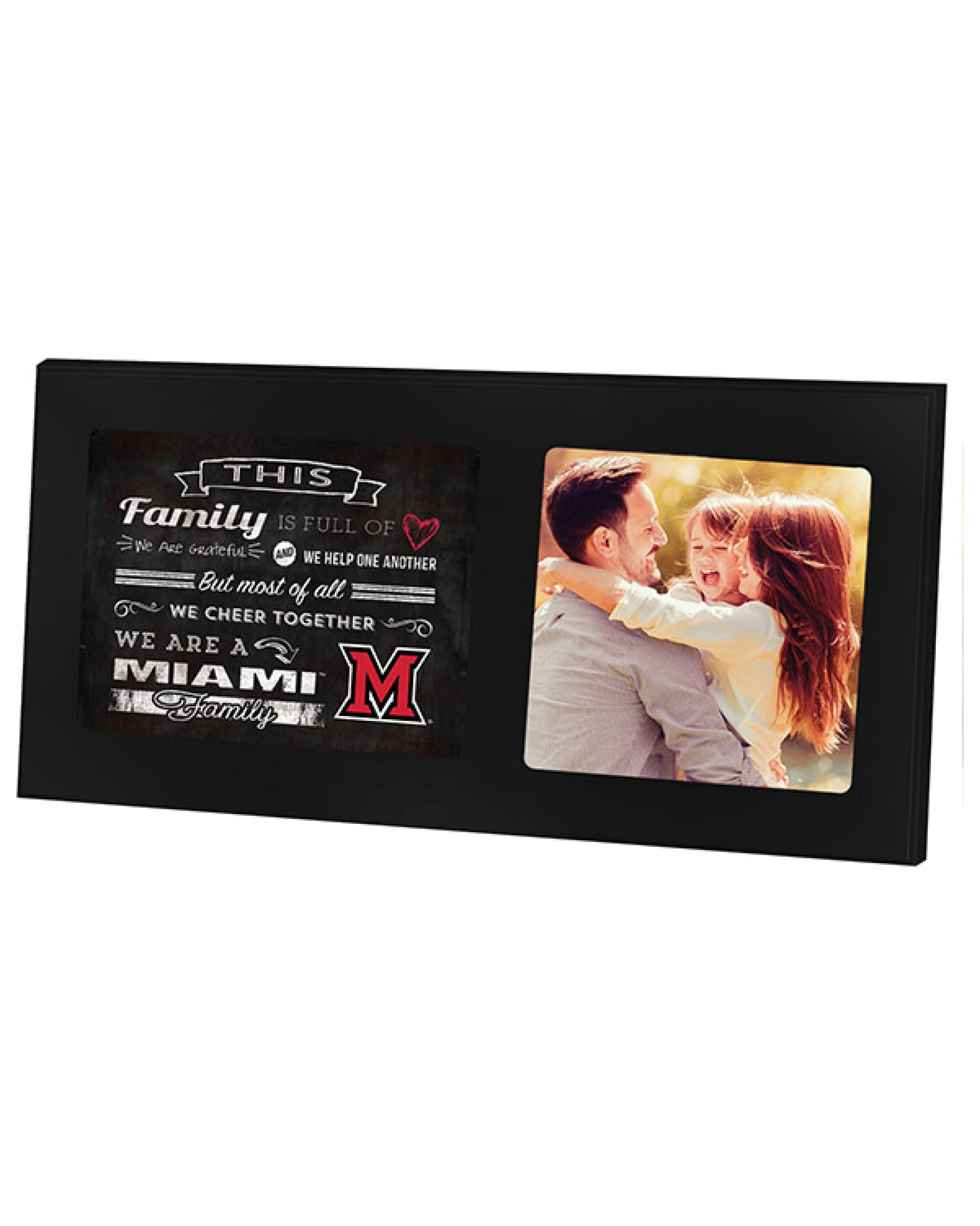 Official Miami University RedHawks Family Cheer Photo Frame