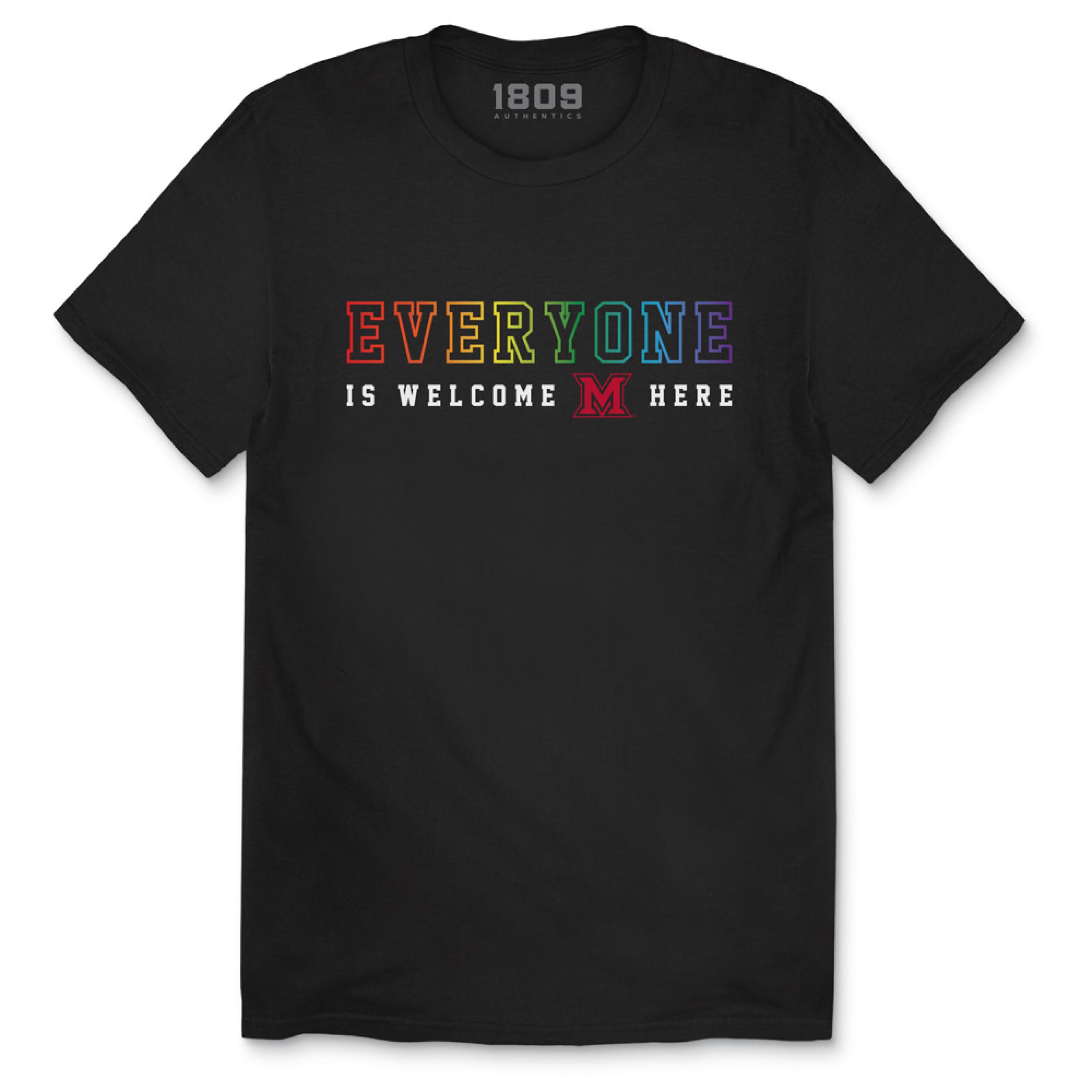 MUO Everyone Is Welcome Here Unisex Short Sleeve T-Shirt