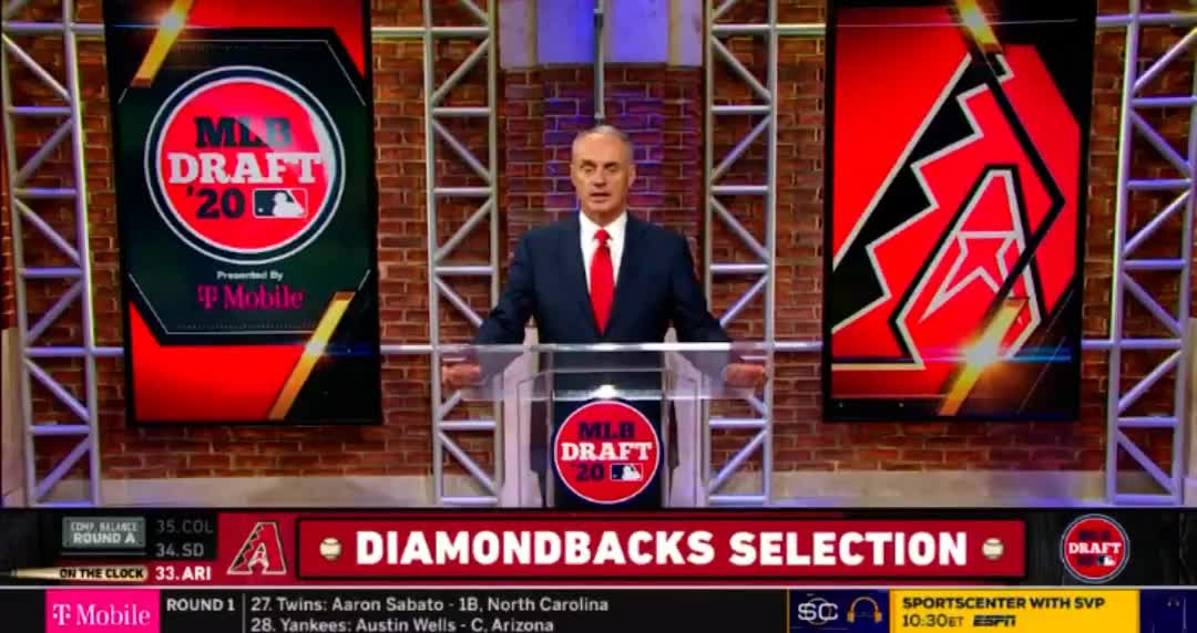 Slade Cecconi drafted No. 33 overall by Arizona Diamondbacks