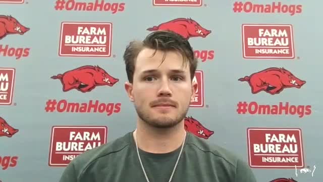 Kevin Kopps says he hasn't been 100% this year but he sure looked that  way to Coach Z and the rest of us watching Arkansas Razorback Baseball!  💪🏼, By Razorback Daily