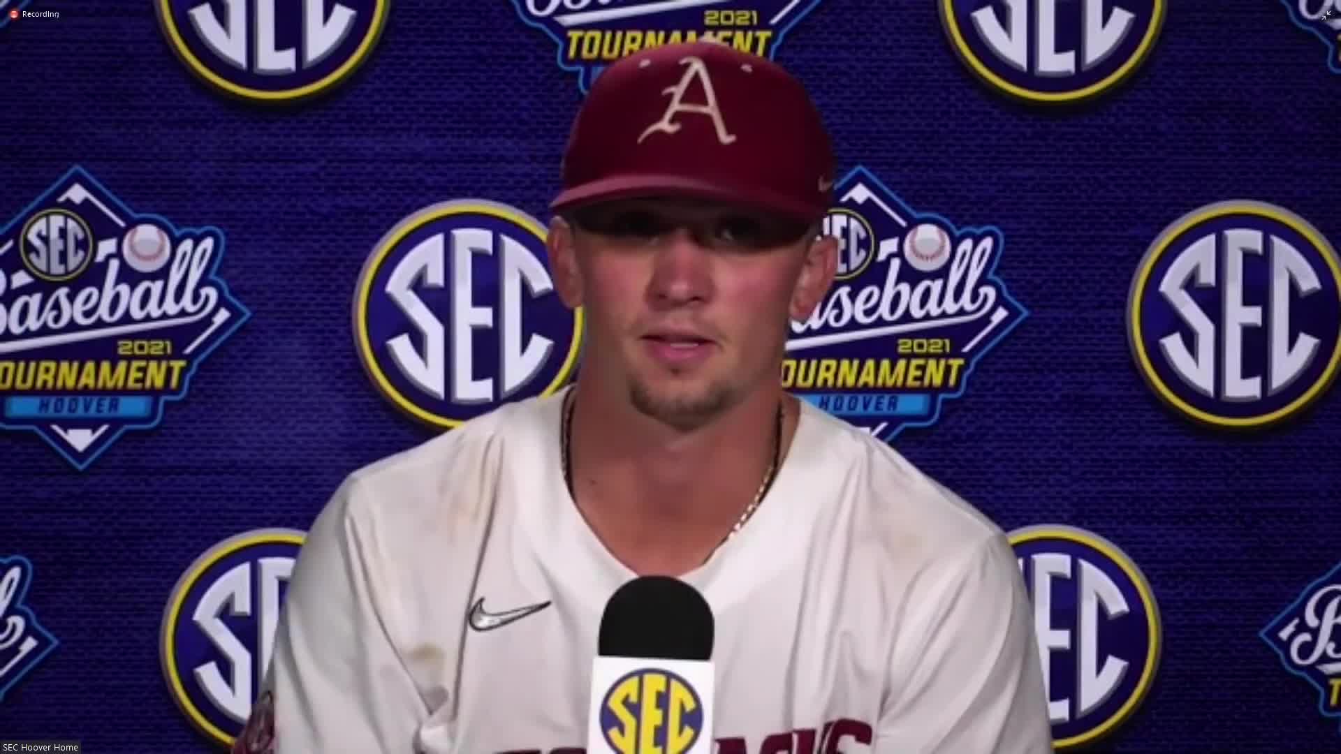 Kevin Kopps says he hasn't been 100% this year but he sure looked that  way to Coach Z and the rest of us watching Arkansas Razorback Baseball!  💪🏼, By Razorback Daily